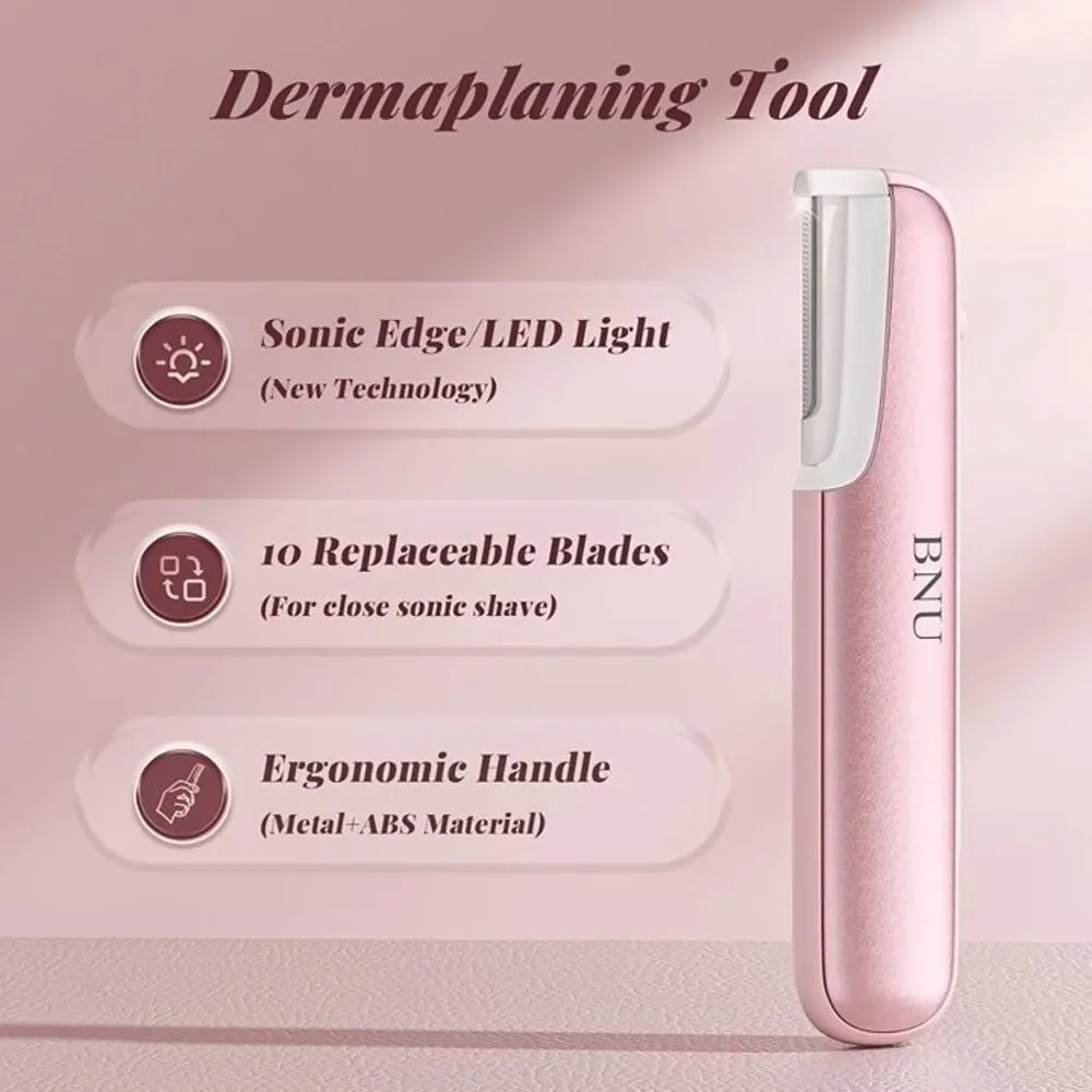 ermaplane Razor for Women Face Facial Hair Removal Pink